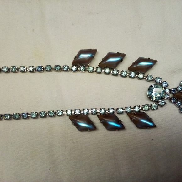 Juliana Jewelry - Vintage Saphiret Costume Jewelry Necklace Rare